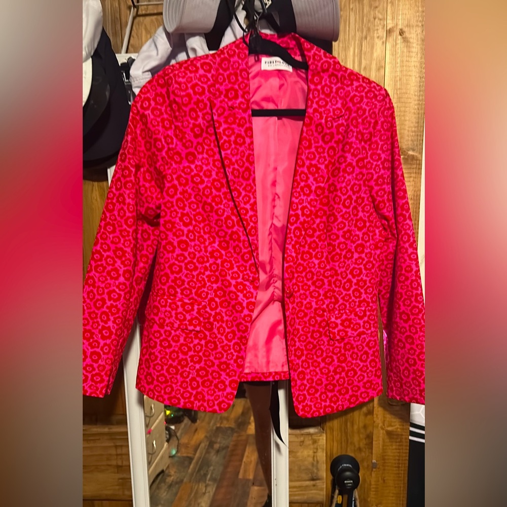 Pink blazer